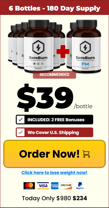 SeroBurn price 6 bottle